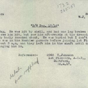 Soldier packet page