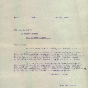Soldier packet page
