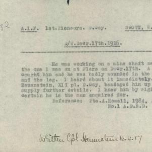 Soldier packet page