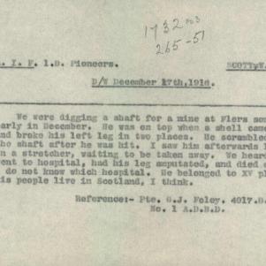 Soldier packet page