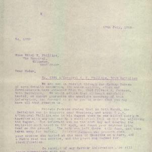 Soldier packet page