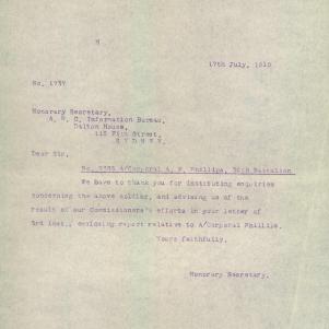 Soldier packet page