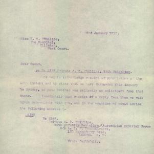 Soldier packet page