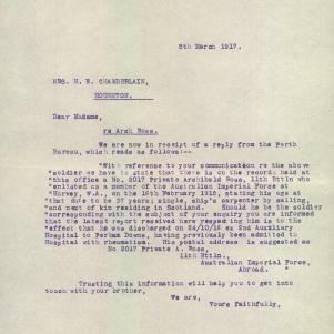 Soldier packet page