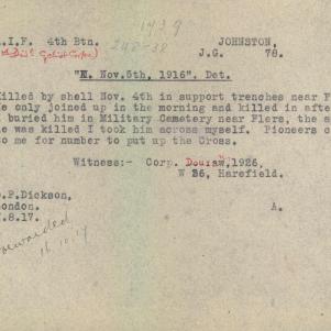 Soldier packet page