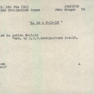 Soldier packet page