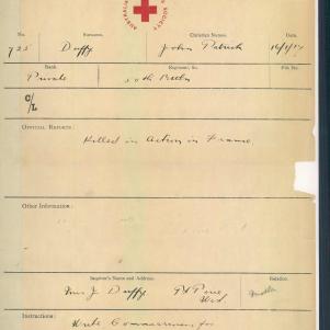 Soldier packet page