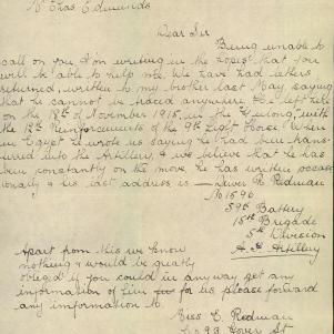 Soldier packet page