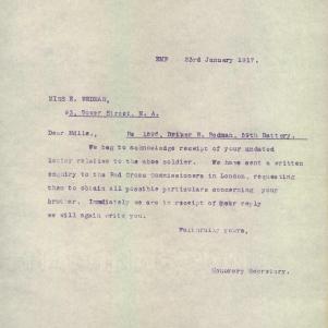 Soldier packet page