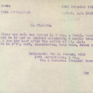 Soldier packet page