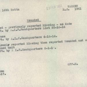 Soldier packet page