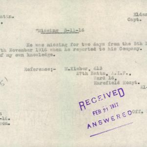 Soldier packet page