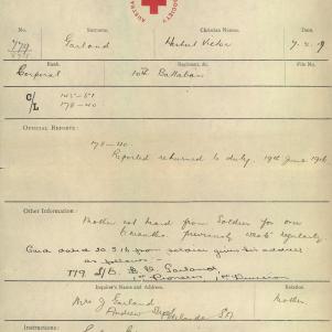 Soldier packet page
