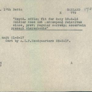 Soldier packet page