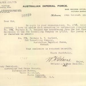 Soldier packet page