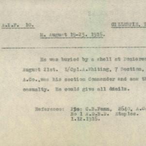 Soldier packet page