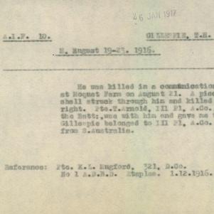 Soldier packet page