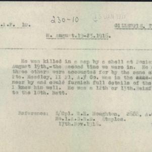 Soldier packet page