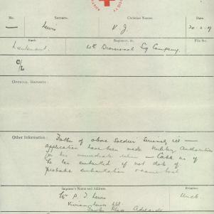 Soldier packet page