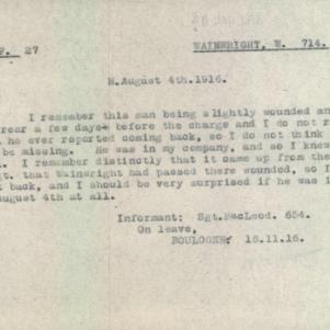 Soldier packet page