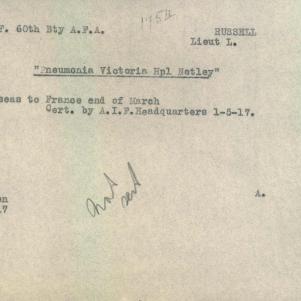 Soldier packet page