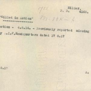 Soldier packet page