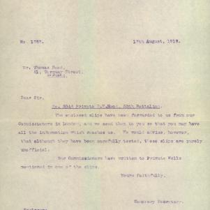 Soldier packet page