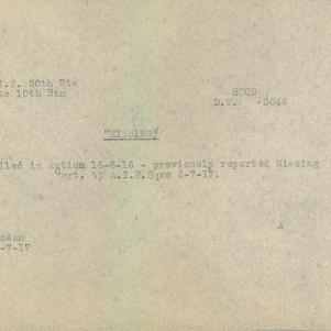 Soldier packet page
