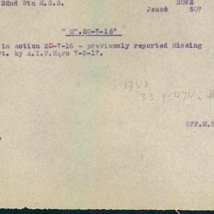 Soldier packet page
