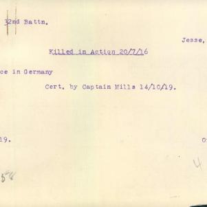 Soldier packet page