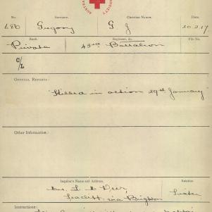 Soldier packet page