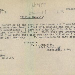 Soldier packet page