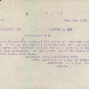 Soldier packet page