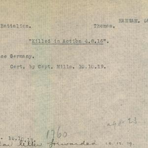 Soldier packet page