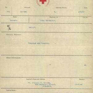 Soldier packet page