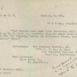 Soldier packet page