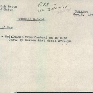 Soldier packet page