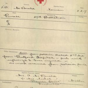 Soldier packet page
