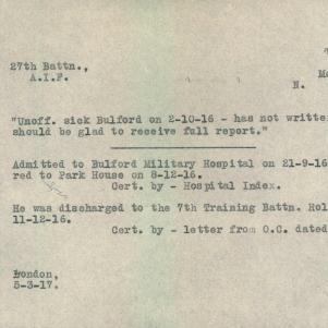 Soldier packet page