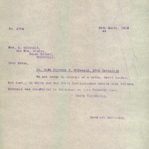 Soldier packet page