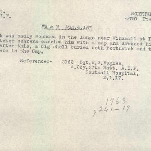 Soldier packet page