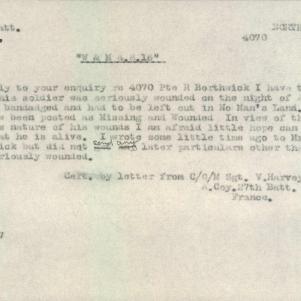 Soldier packet page