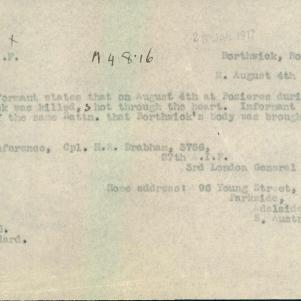 Soldier packet page