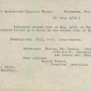 Soldier packet page