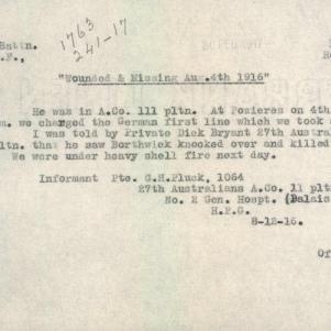 Soldier packet page