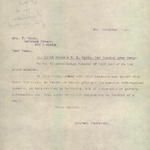 Soldier packet page