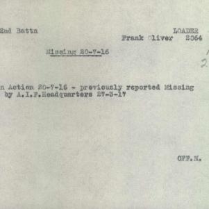 Soldier packet page