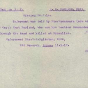 Soldier packet page