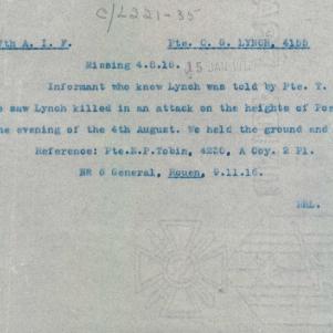 Soldier packet page