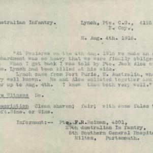 Soldier packet page